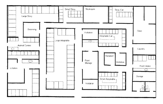 Animal Shelter Design Floor Plans